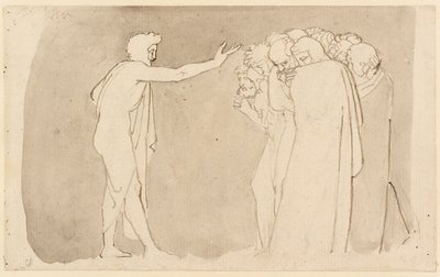 St. John the Baptist Preaching by John Flaxman